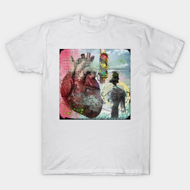 Heart Block T-Shirt by funhousejen